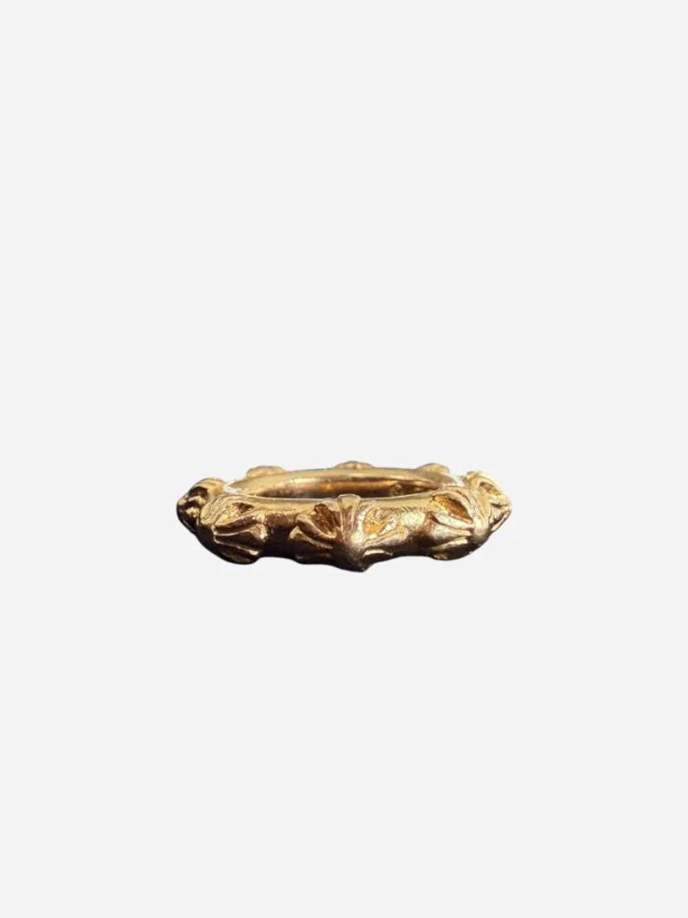 Chrome Hearts 22K Cross Vine Band Ring